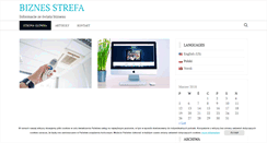 Desktop Screenshot of biznes-strefa.pl